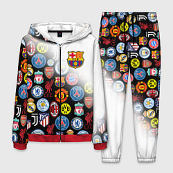 Костюм мужской FC BARCELONA LOGOBOMBING, цвет: 3D-красный