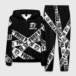 Костюм мужской GARENA FREE FIRE OFF CYBER LINE STYLE, цвет: 3D-черный