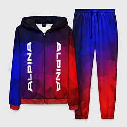 Костюм мужской Alpina RED BLUE, цвет: 3D-красный