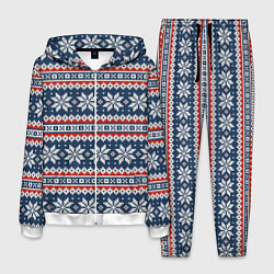 Костюм мужской Knitted Christmas Pattern, цвет: 3D-белый