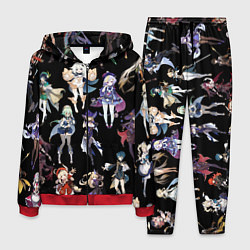 Костюм мужской GENSHIN IMPACT ПЕРСОНАЖИ ИГРЫ HEROES, цвет: 3D-красный