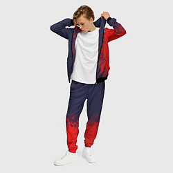 Костюм мужской DEAD BY DAYLIGHT - Брызги По вертикали, цвет: 3D-черный — фото 2