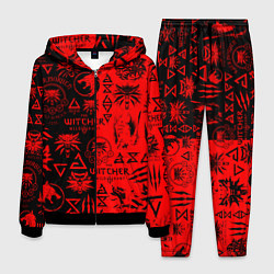 Мужской костюм THE WITCHER LOGOBOMBING BLACK RED