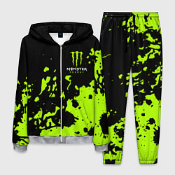 Костюм мужской Monster Energy green, цвет: 3D-меланж