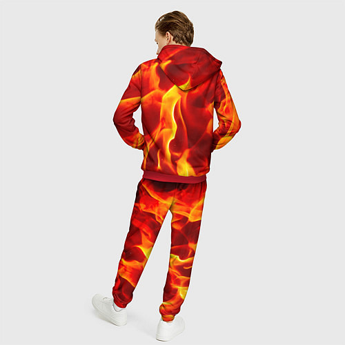 Мужской костюм Fire Tiger Face 2022 / 3D-Красный – фото 4