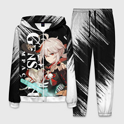 Костюм мужской КАДЗУХА АНЕМО KAZUHA, цвет: 3D-белый