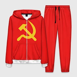 Костюм мужской Красный Советский союз, цвет: 3D-белый