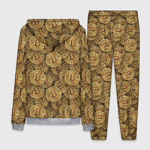 Мужской костюм Bitcoins / 3D-Меланж – фото 2