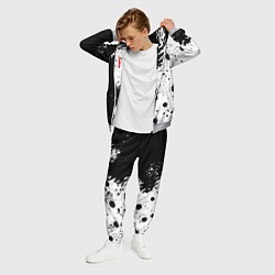 Костюм мужской The Witcher black & white, цвет: 3D-меланж — фото 2