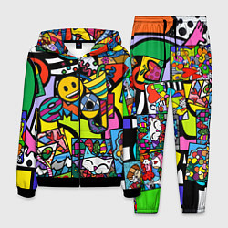 Костюм мужской Romero Britto - emoji, цвет: 3D-черный