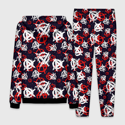 Мужской костюм Анархия текстура / 3D-Черный – фото 2