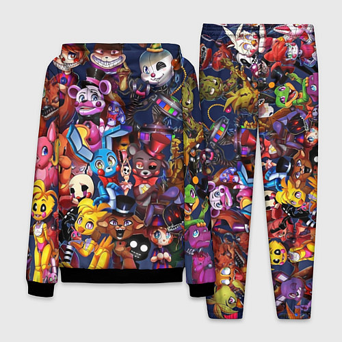Мужской костюм Cute Fnaf Pattern / 3D-Черный – фото 2