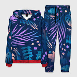 Костюм мужской Ветки и листья, цвет: 3D-красный