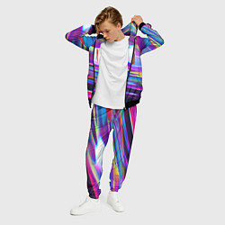 Костюм мужской Neon pattern Mad, цвет: 3D-черный — фото 2