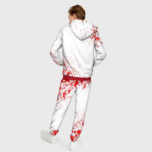 Мужской костюм Сабатон / 3D-Красный – фото 4