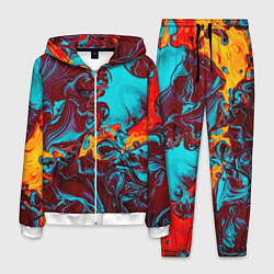 Костюм мужской Каляка-маляка, цвет: 3D-белый