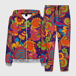 Костюм мужской Психоделический сюжет, цвет: 3D-меланж