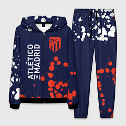 Костюм мужской ATLETICO MADRID Брызги, цвет: 3D-черный