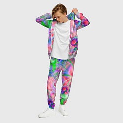 Костюм мужской WRITHING COLORED FRACTALS, цвет: 3D-меланж — фото 2