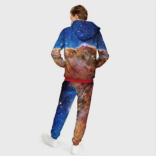 Мужской костюм Туманность Киля фото НАСА / 3D-Красный – фото 4