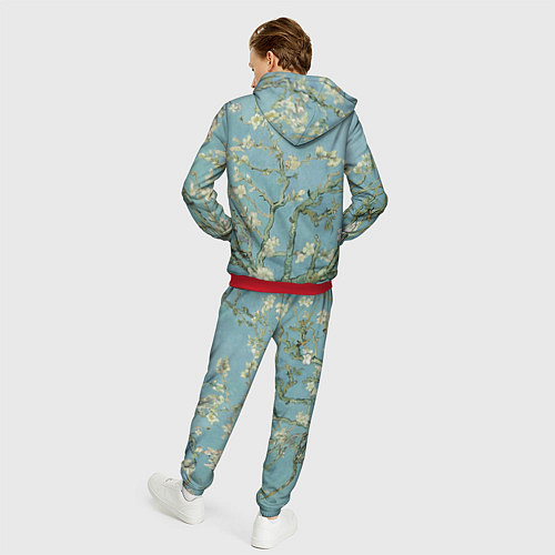 Мужской костюм Ван Гог Селфи - Арт Портрет / 3D-Красный – фото 4