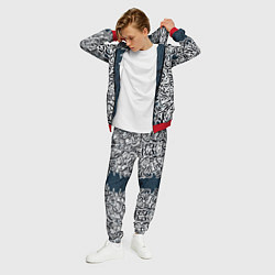 Костюм мужской Белый шум, цвет: 3D-красный — фото 2