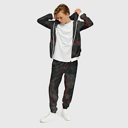 Костюм мужской Dodge абстракция спорт, цвет: 3D-белый — фото 2