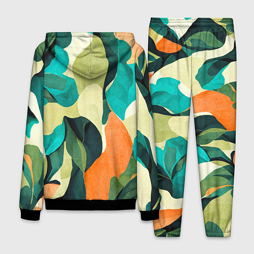 Мужской костюм Multicoloured camouflage / 3D-Черный – фото 2
