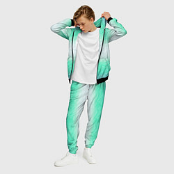 Костюм мужской Абстрактная волна градиентный паттерн, цвет: 3D-черный — фото 2
