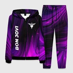 Костюм мужской Bon Jovi violet plasma, цвет: 3D-черный