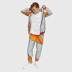 Костюм мужской Orange & silver Russia, цвет: 3D-красный — фото 2