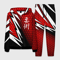 Костюм мужской Джиу - Джитсу : Красная броня, цвет: 3D-черный