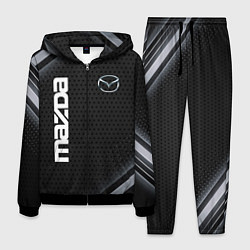 Костюм мужской Mazda карбон, цвет: 3D-черный