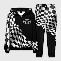 Костюм мужской FAW racing flag, цвет: 3D-черный