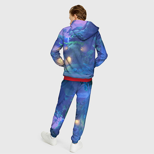 Мужской костюм Тигнари Genshin Impact / 3D-Красный – фото 4