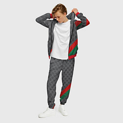 Костюм мужской В стиле gucci, цвет: 3D-красный — фото 2