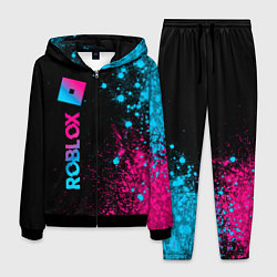 Костюм мужской Roblox - neon gradient: по-вертикали, цвет: 3D-черный