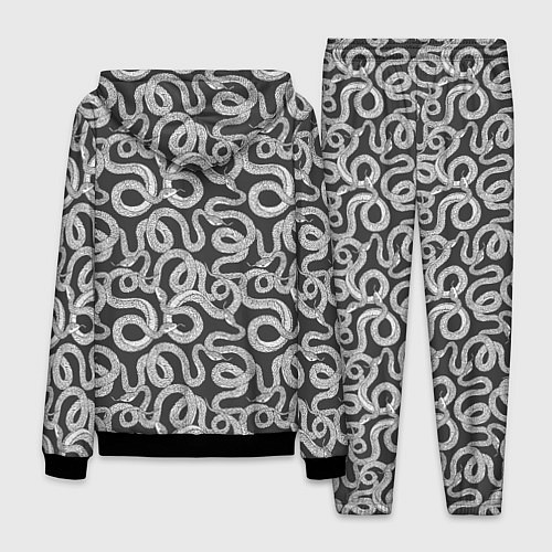 Мужской костюм Змея с языком / 3D-Черный – фото 2