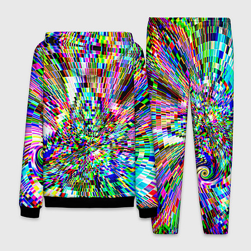 Мужской костюм Acid pixels / 3D-Черный – фото 2