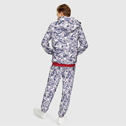 Мужской костюм Камуфляж ACUpat серый пиксель / 3D-Красный – фото 4