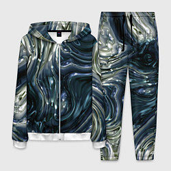 Костюм мужской Aesthetic visual art metal slime, цвет: 3D-белый