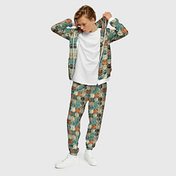 Костюм мужской Peace symbol pattern, цвет: 3D-белый — фото 2