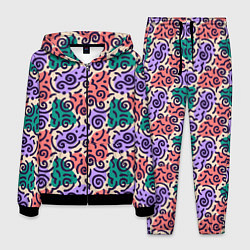 Мужской костюм Полосы и фигуры гранж