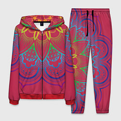 Костюм мужской Viva magenta mandala, цвет: 3D-красный