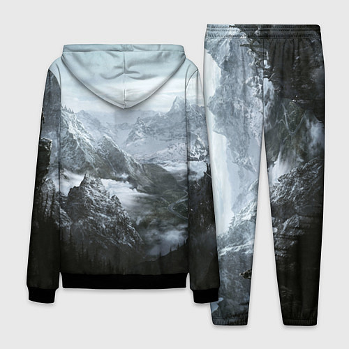 Мужской костюм Природа Скайрима / 3D-Черный – фото 2