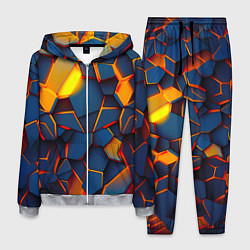 Костюм мужской Плитки со свечением, цвет: 3D-меланж