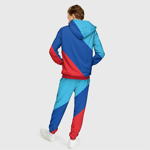 Мужской костюм Bmw - m colors / 3D-Красный – фото 4