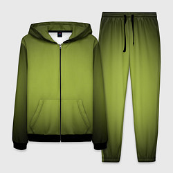 Мужской костюм Оливковый фон и черная виньетка, градиент