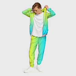 Костюм мужской Светло-голубой градиент, цвет: 3D-меланж — фото 2
