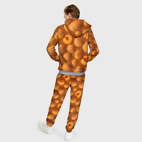 Мужской костюм Сочная текстура из персиков / 3D-Меланж – фото 4